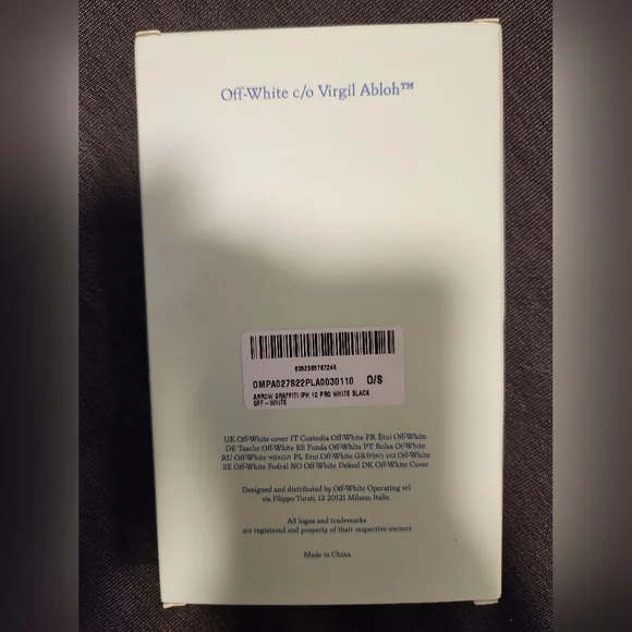 Off-White Arrow White iPhone 12 Pro Case AUTHENTIC New in Box - Picture 4 of 5